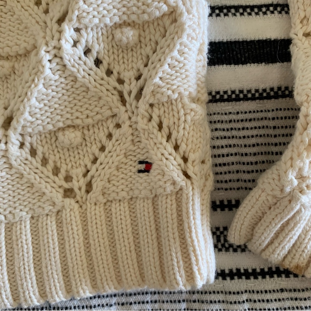 Tommy Hilfiger Cable Knit Sweater cream - Picture 4 of 13